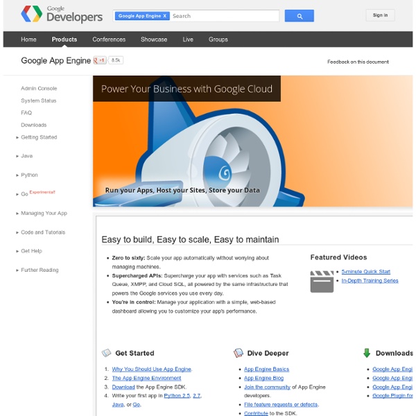 Google App Engine (GAE)