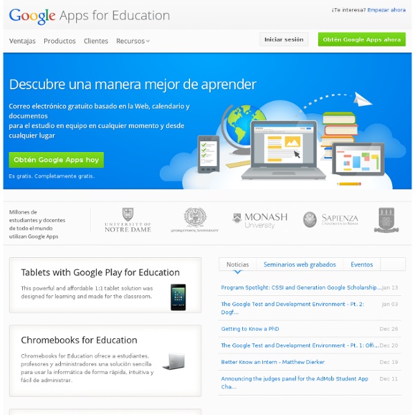 Apps edición educación: correo electrónico alojado gratuito (Gmail) para centros educativos