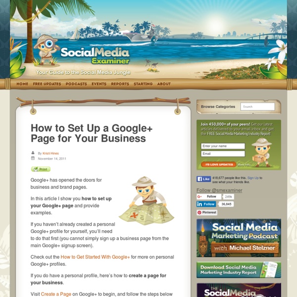 How to Set Up a Google+ Page for Your Business