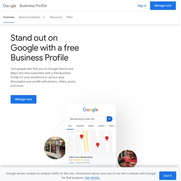 Google My Business, para configurar búsquedas en google y maps
