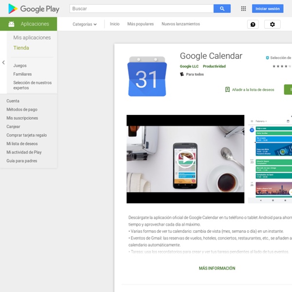 Google Calendar - Aplicaciones en Google Play