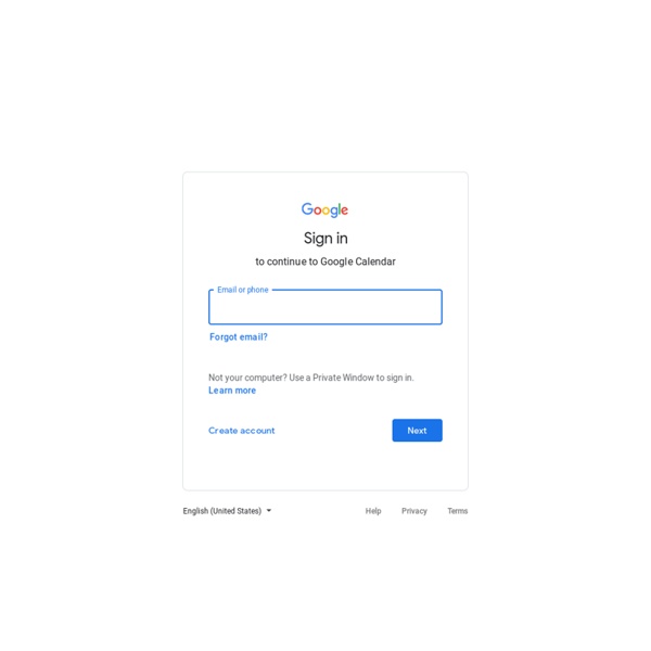 Google Agenda - Connectez-vous pour accéder à votre planning et le modifier