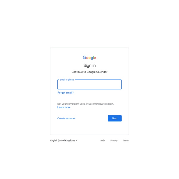 Google Agenda - Connectez-vous pour accéder à votre planning et le modifier
