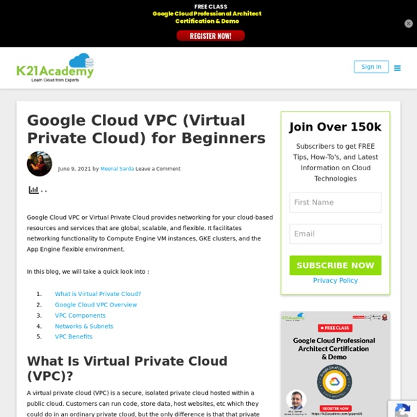 Google Cloud VPC (Virtual Private Cloud)