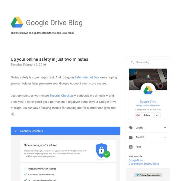 Google Drive Blog