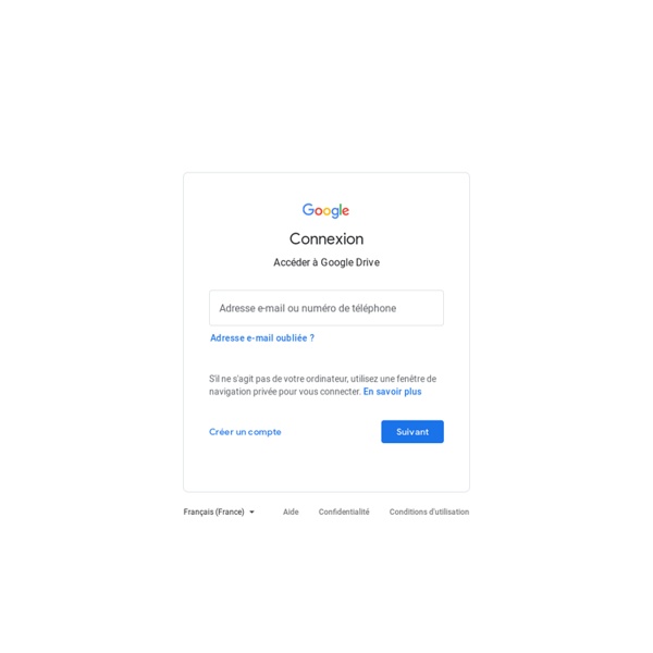 Découvrez Google Drive : tous vos fichiers au même endroit.