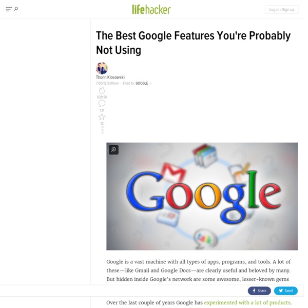 The Best Google Features You're Probably Not Using