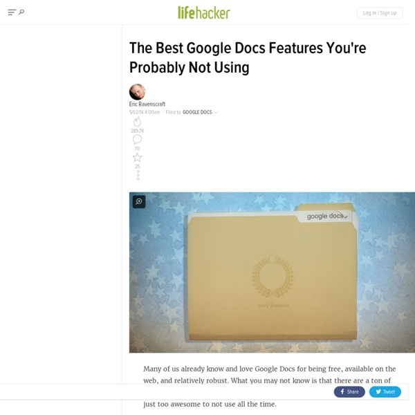 The Best Google Docs Features You're Probably Not Using