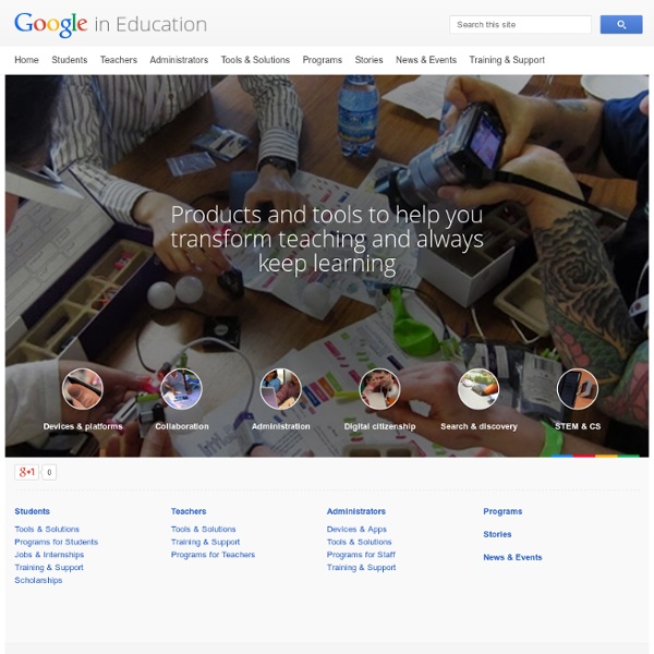 Educator Resources – Google in Education
