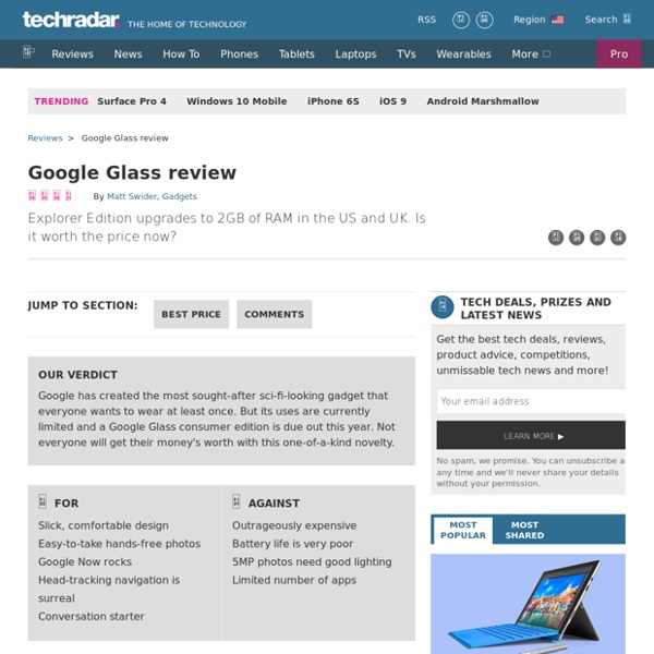 Google Glass: what you need to know