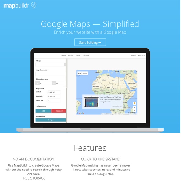 Google MapBuildr - Google Map Making — Simplified
