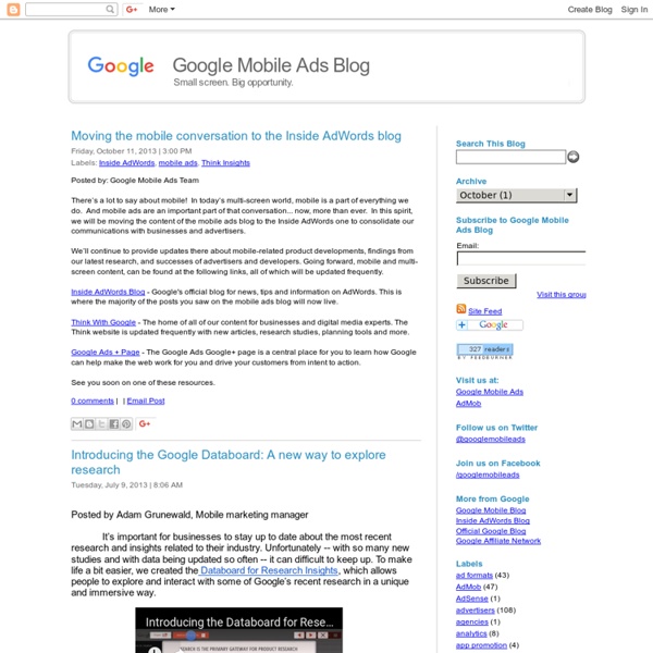 Google Mobile Ads Blog