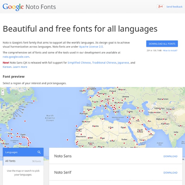 Google Noto Fonts