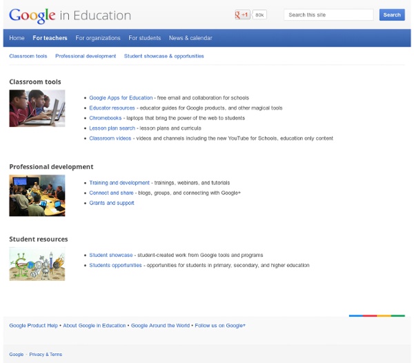 For Teachers – Google in Education