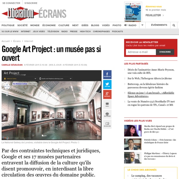 Google Art Project : un musée pas si ouvert