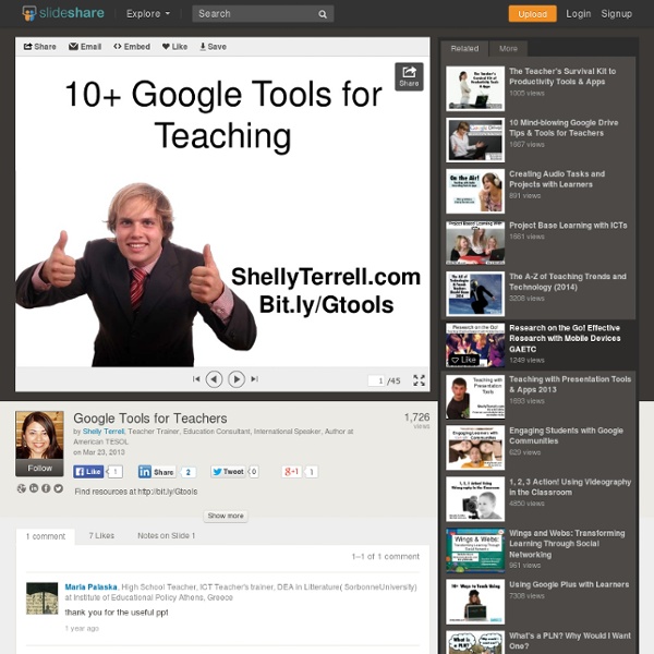 Google Tools for Teachers