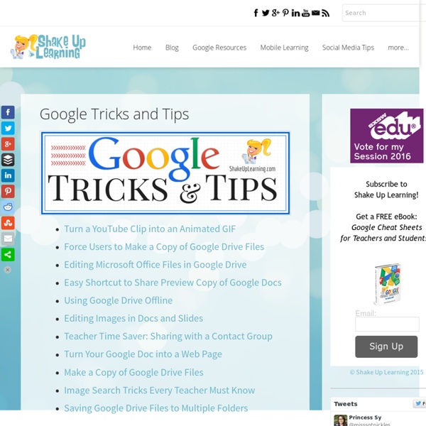 Google Tricks and Tips