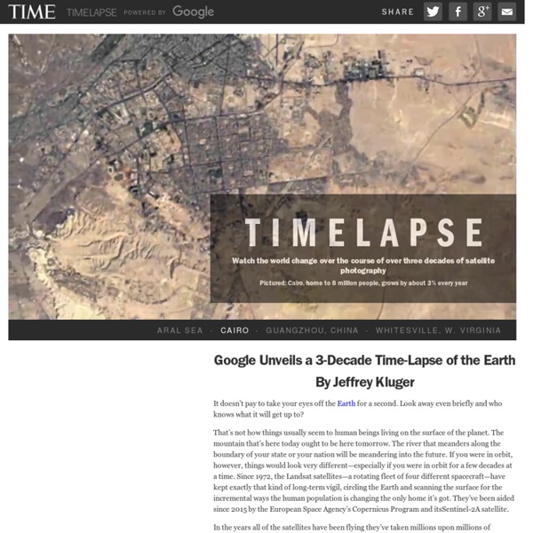 Google Unveils a 3-Decade Time-Lapse of the Earth