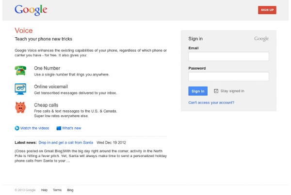 Google Voice - One phone number, online voicemail, and enhanced call features