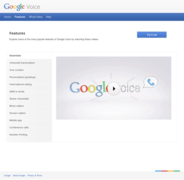 Voice - Features – Google Voice