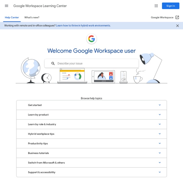 Google Apps Learning Center – All the training you need, in one place