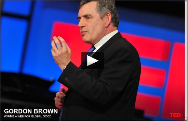 Gordon Brown: Wiring a web for global good