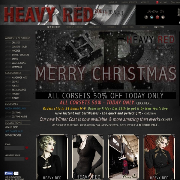 Gothic Clothing Store - Heavy Red