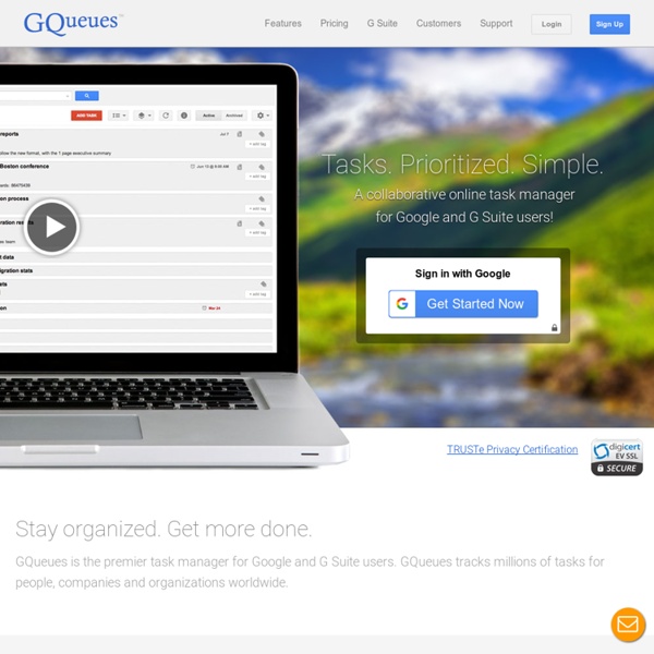 GQueues - Manage tasks & to-do lists with your Google Account