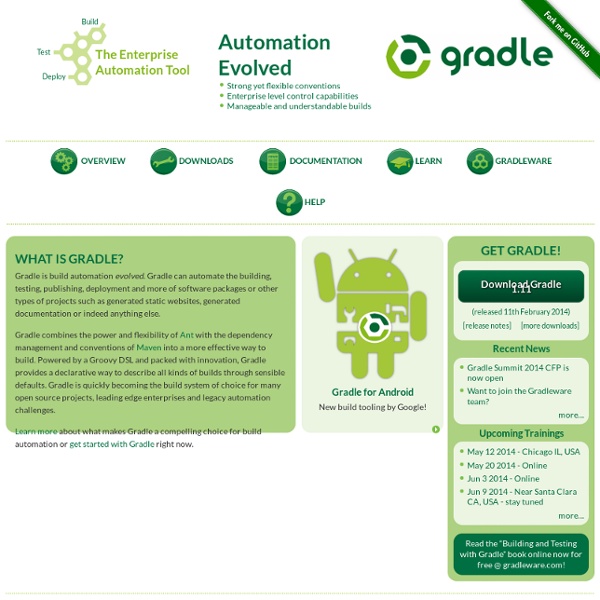 Gradle - Build Automation Evolved