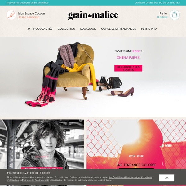 GDM - Grain de Malice - Shopping en ligne de vêtements femme