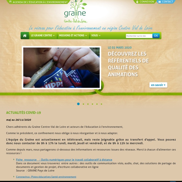 Site Officiel du Graine Centre