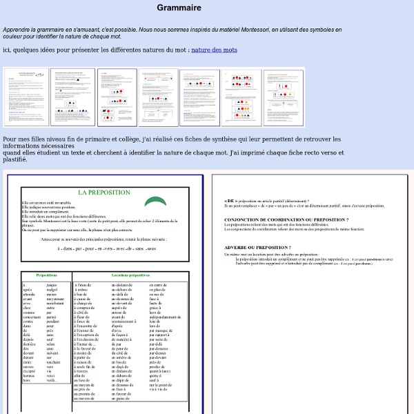 Grammaire