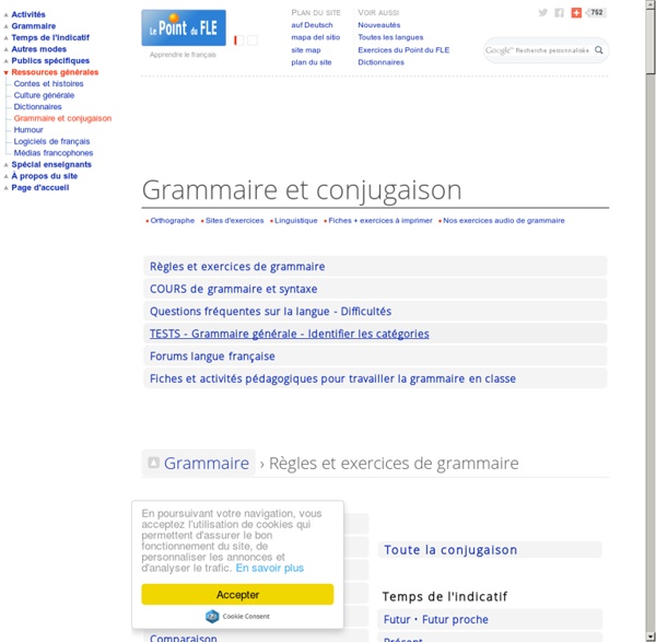 Grammaire et conjugaison