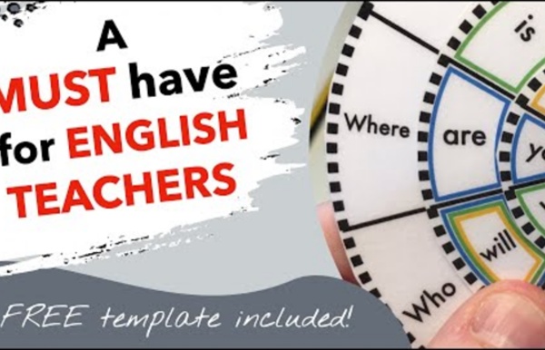 The Grammar Wheel: The MOST USEFUL FREE TOOL to HELP form questions in English!