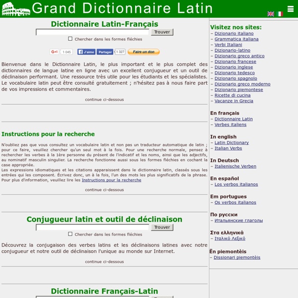 DICTIONNAIRE LATIN OLIVETTI