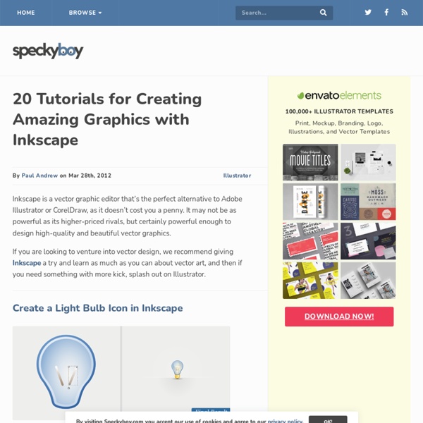 35 Vector Graphic Tutorials using Inkscape