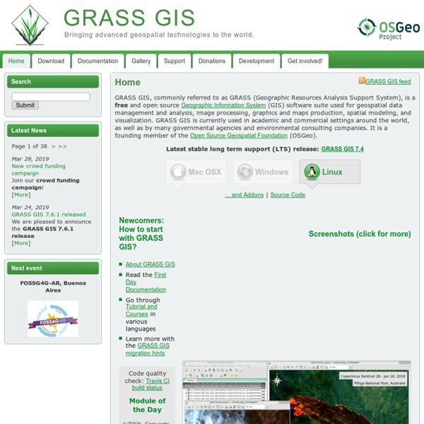 GRASS GIS - Home