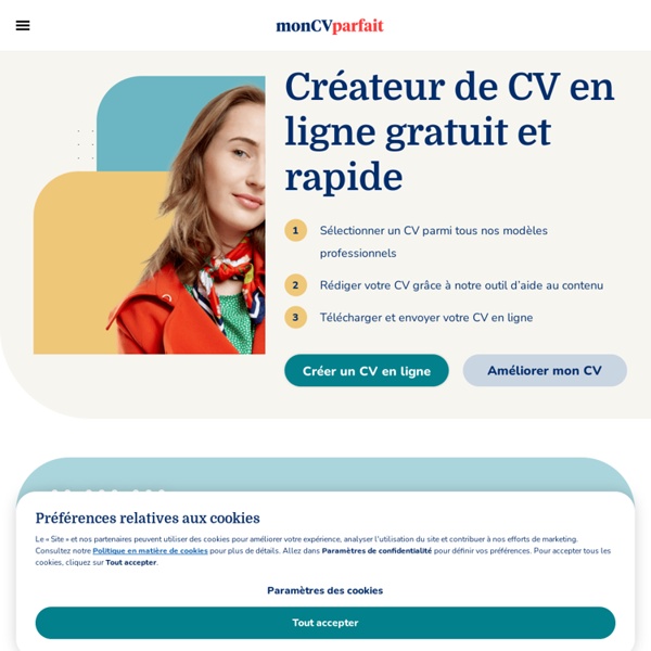 Créateur de CV : Créateur de CV gratuit : MonCVparfait.fr
