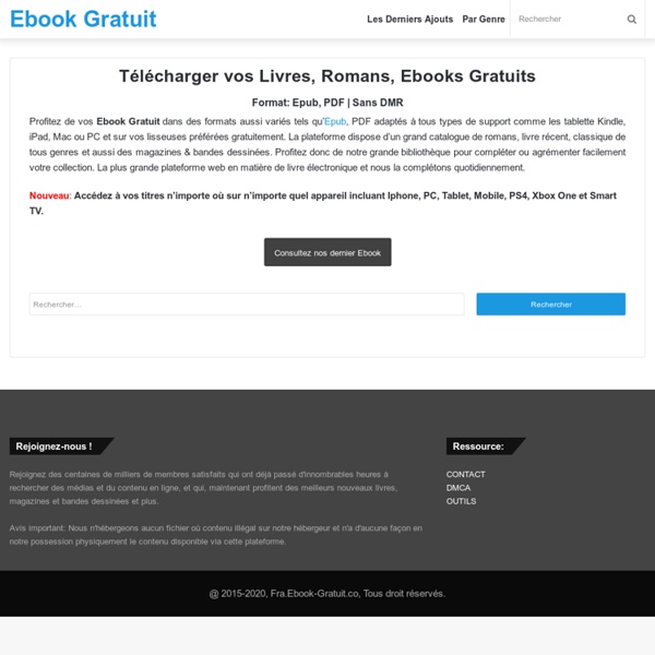 Ebooks Gratuits - Télécharger vos Livres EPUB - PDF en Libre Partage