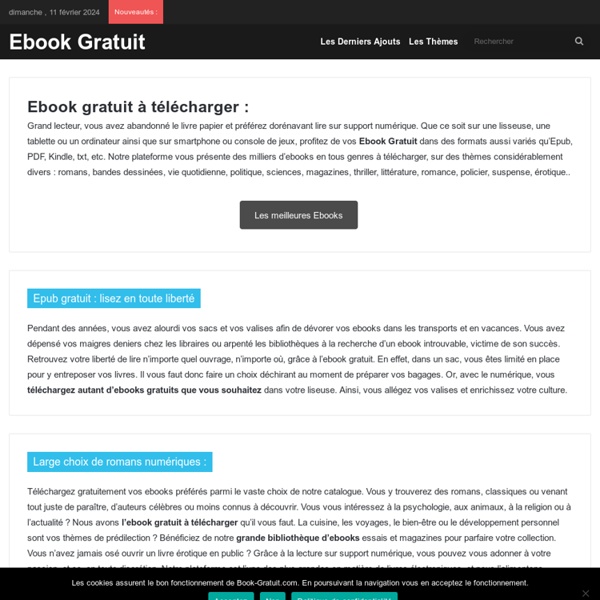 Ebooks Gratuits - Télécharger EPUB en libre Partage