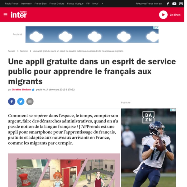 Une appli gratuite dans un esprit de service public pour apprendre le français aux migrants