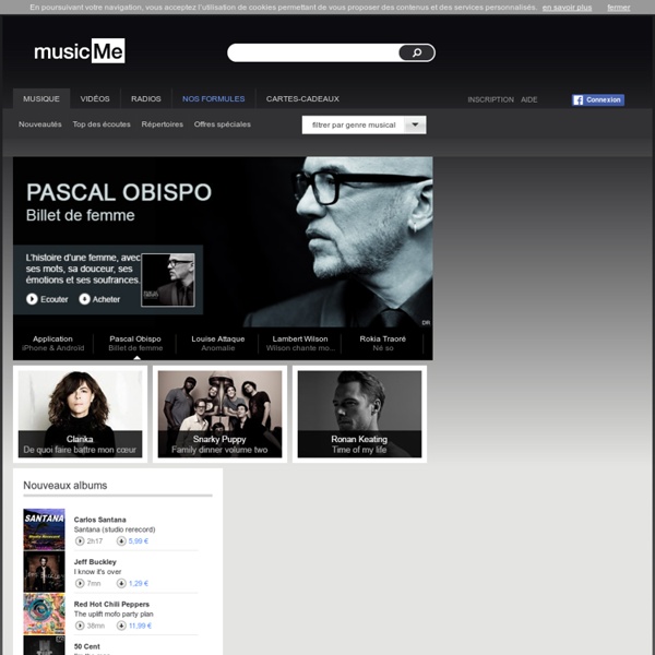 MusicMe : musique gratuite, telechargement mp3, video-clips HD