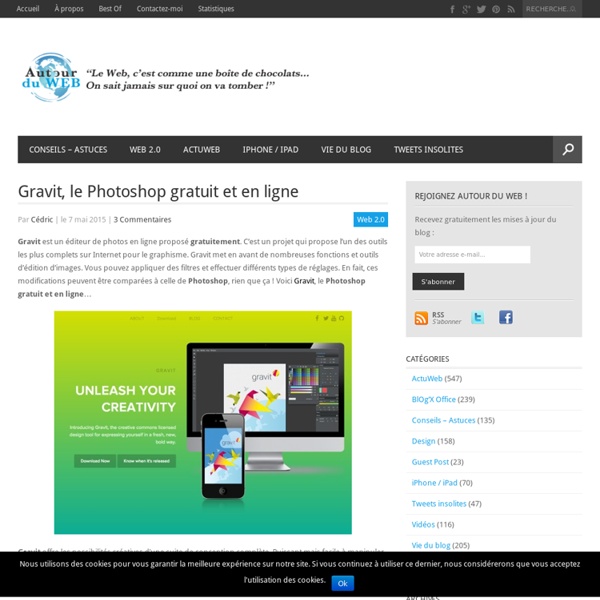 Gravit, le Photoshop gratuit et en ligne