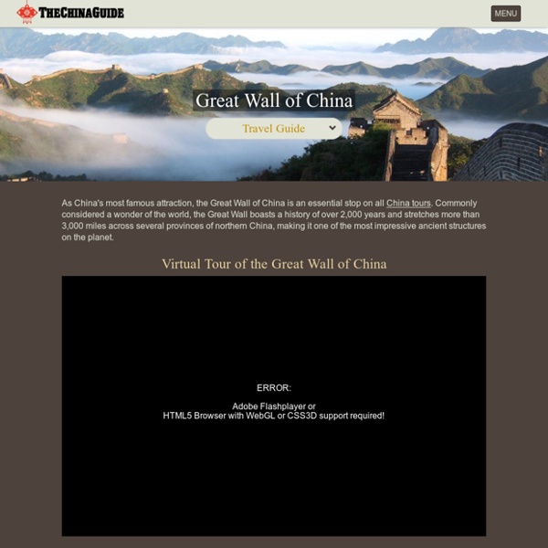 Great Wall of China Travel Guide & Tours