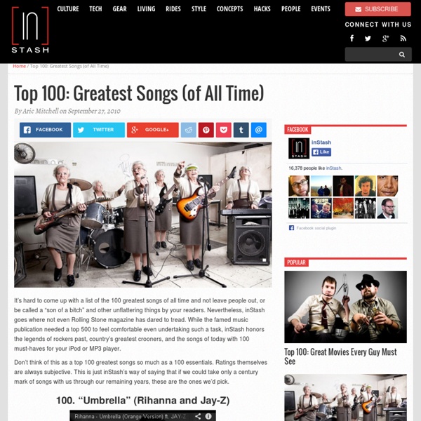 Top 100: Greatest Songs (of All Time)