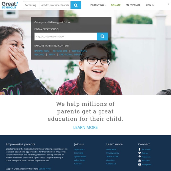 GreatSchools - Public and Private School Ratings, Reviews and Parent Community