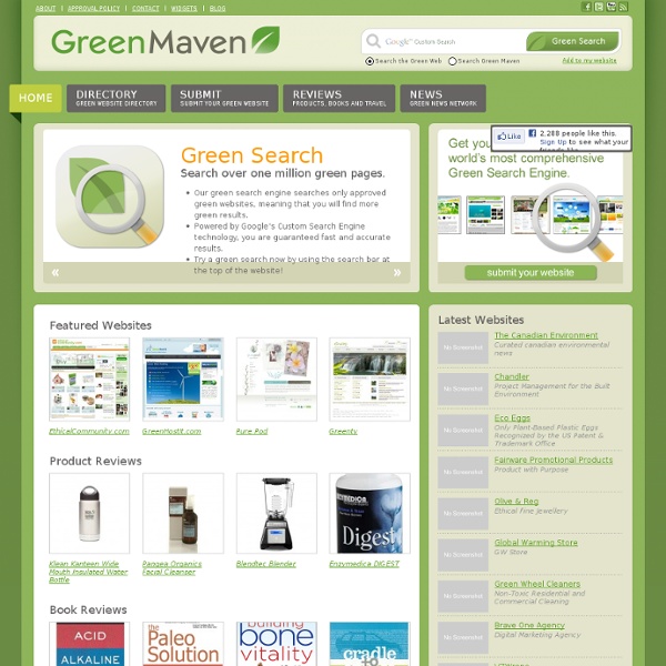 Green Maven- The Green Search Engine