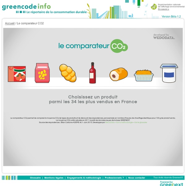 GreenCodeInfo - le comparateur CO2