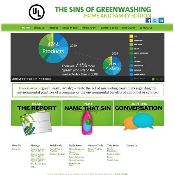 The Sins of Greenwashing: Home and Family Edition