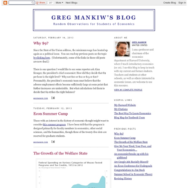 Greg Mankiw's Blog